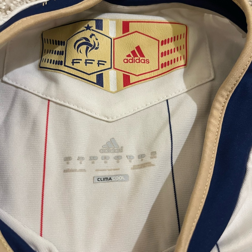 Adidas France 2010 Away World Cup Jersey Men’s Size Medium Soccer - Picture 3 of 12